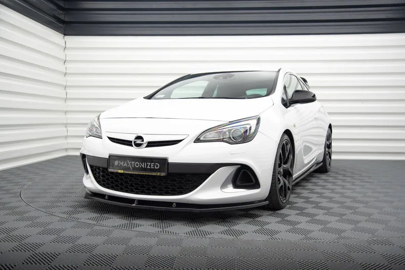 Передний сплиттер V.1 — Opel Astra J OPC/VXR (2009–2012)