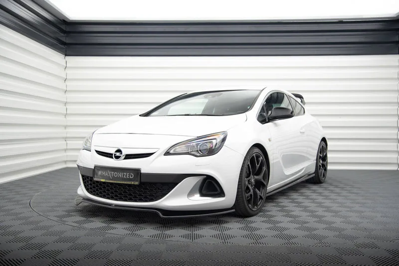 Передний сплиттер V.2 — Opel Astra J OPC/VXR (2009–2012)