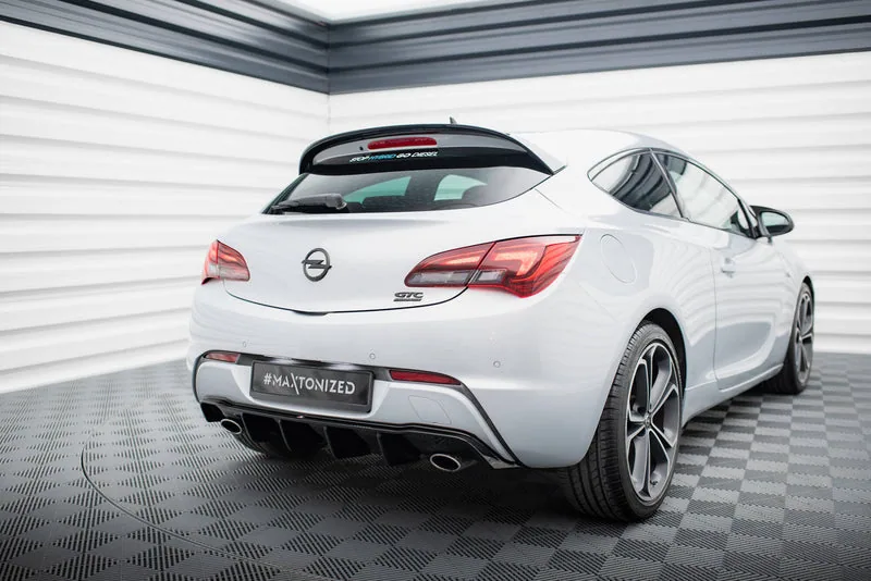 Задний диффузор — Opel Astra GTC OPC-Line J (Version with single Exhausts on both sides) (2009–2020)
