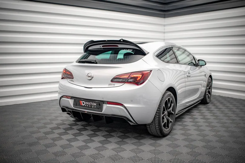 Rear valance — Opel Astra GTC OPC-Line J (Version with single Exhaust on one side) (2009–2020)