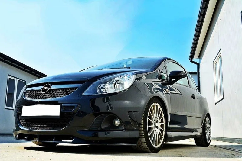 Front splitter — Opel CORSA D NURBURG (FOR OPC / VXR Bumper) (2004–2014)