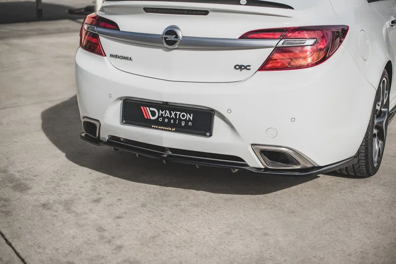 Rear splitter with vertical bars — Opel Insignia Mk. 1 OPC Facelift (2013–2017)