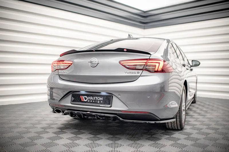 Rear side splitters with vertical bars — Opel Insignia Mk2 (2017–)
