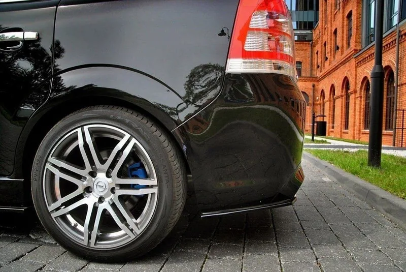 Rear side splitters — Opel Zafira B OPC / VXR (2005–2011)