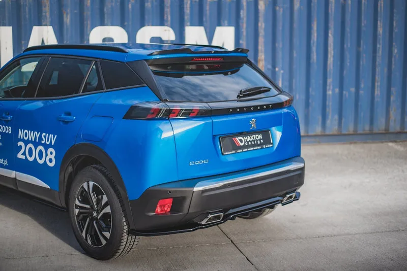Rear splitter with vertical bars — Peugeot 2008 Mk2 (2019–2023)