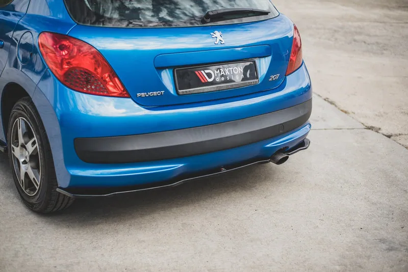 Задние боковые сплиттеры — Peugeot 207 Sport
