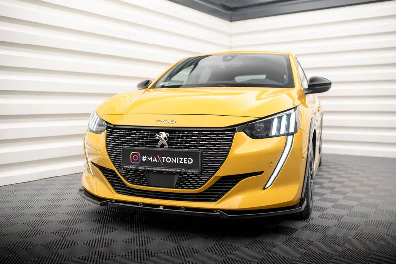 Передний сплиттер V.1 — Peugeot 208 GT Mk2 (2019–2023)