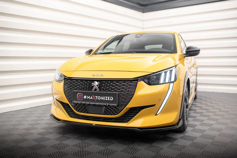 Передний сплиттер V.2 — Peugeot 208 GT Mk2 (2019–2023)
