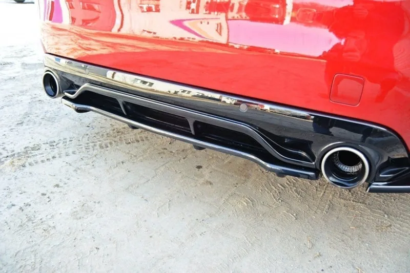 Rear splitter — Peugeot 308 Mk2 GTI (with vertical bars) (2013–2017)
