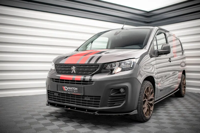 Передний сплиттер — Peugeot Partner Mk3 (2018–)