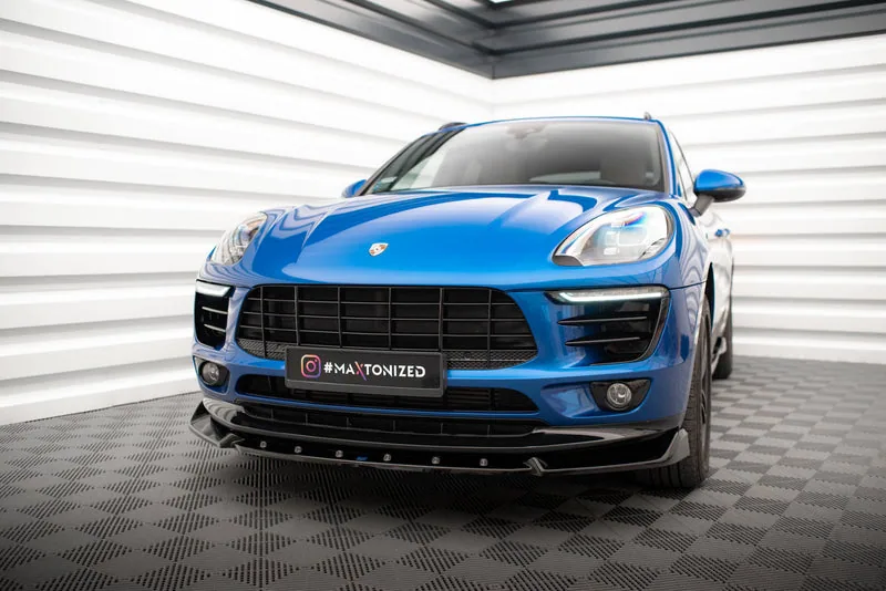 Передний сплиттер V.2 — Porsche Macan Mk1 (2014–2018)