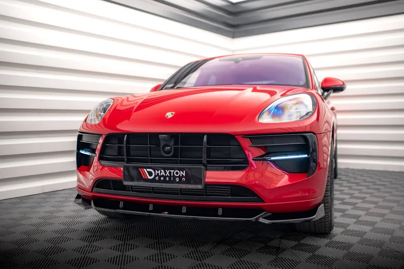 Передний сплиттер V.1 — Porsche Macan GTS / Sport Design Mk1 Facelift (2018–2021)