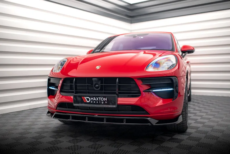 Передний сплиттер V.2 — Porsche Macan GTS / Sport Design Mk1 Facelift (2018–2021)