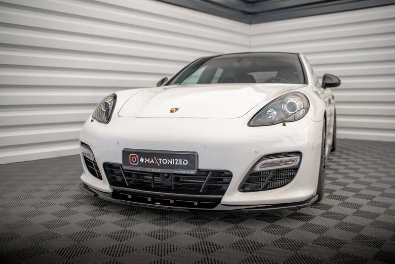Передний сплиттер V.2 — Porsche Panamera Turbo Sport Design Package 970 (2009–2013)