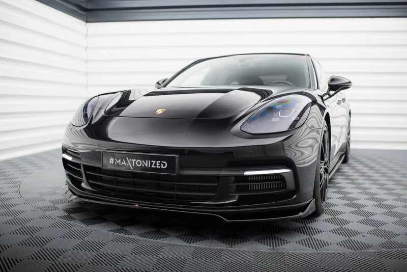 Front splitter V.2 — Porsche Panamera E-Hybrid / Panamera 4S 971 (2016–2020)