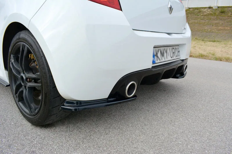 Задние боковые сплиттеры — Renault Clio Mk3 RS Facelift (2009–2012)