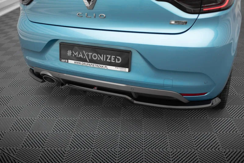 Rear splitter with vertical bars — Renault Clio R.S. Line Mk5 (2019–)