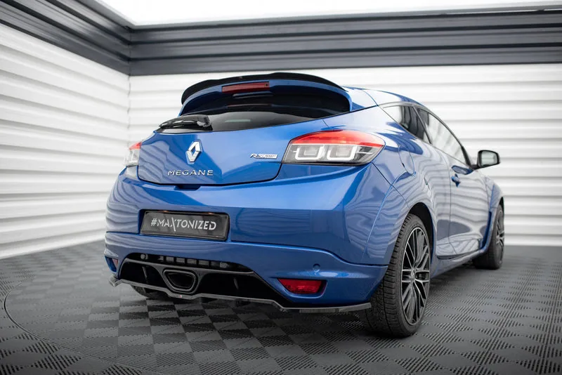 Задний сплиттер с вертикальными рёбрами — Renault Megane RS Mk3 (2010–2015)