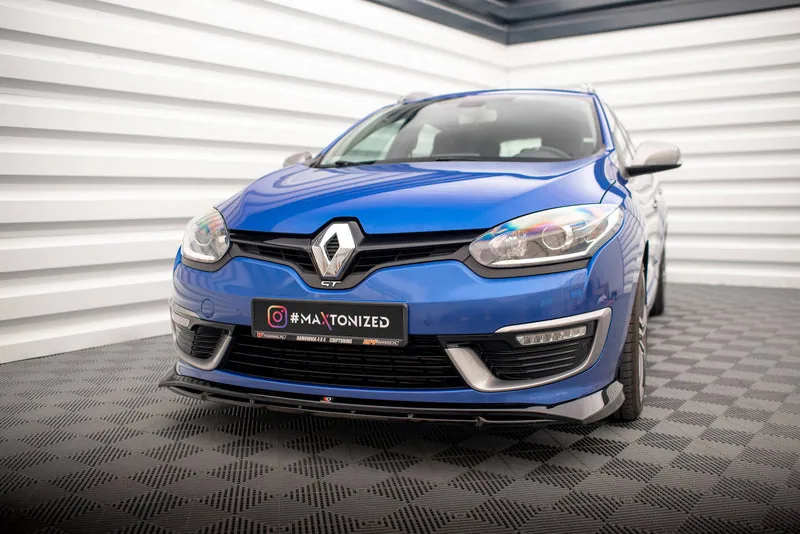 Esisplitter — Renault Megane GT Line Grandtour Mk3 Facelift (2013–2016)