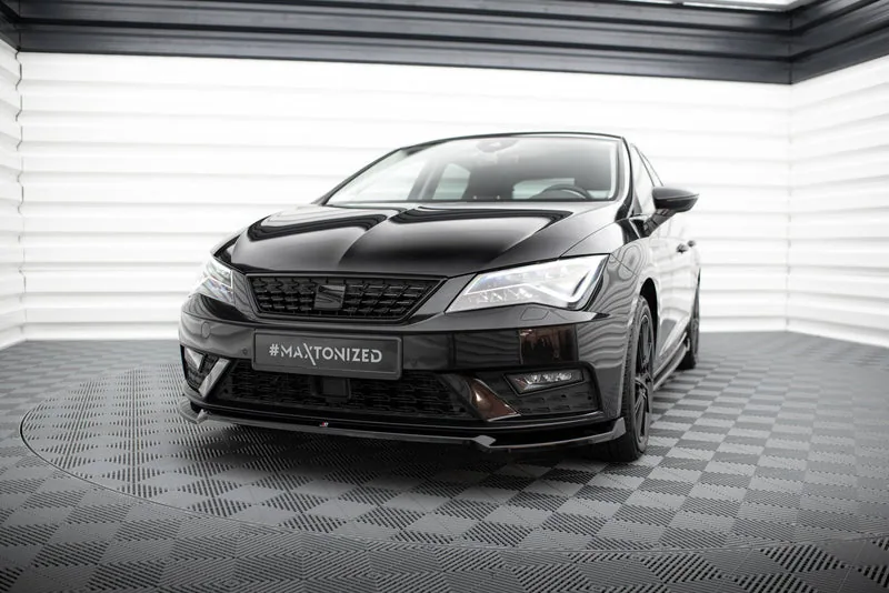 Передний сплиттер V.2 — Seat Leon Mk3 Facelift (2016–2020)