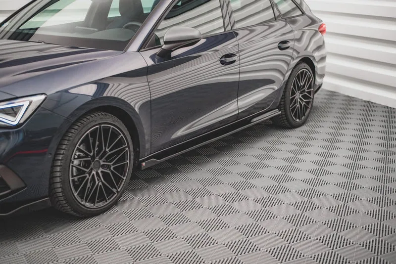 Накладки на пороги V.2 — Cupra Leon ST / Hatchback Mk1 / Mk1 Facelift (2020–)