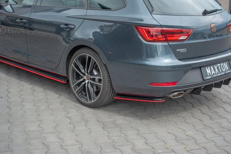 Tagumised küljesplitterid V.4 — Seat Leon Cupra Mk3 Facelift Sportstourer (2016–2020)