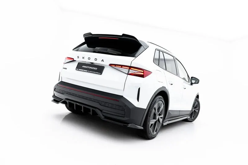Задний сплиттер с вертикальными рёбрами — Škoda Elroq RS Mk1
