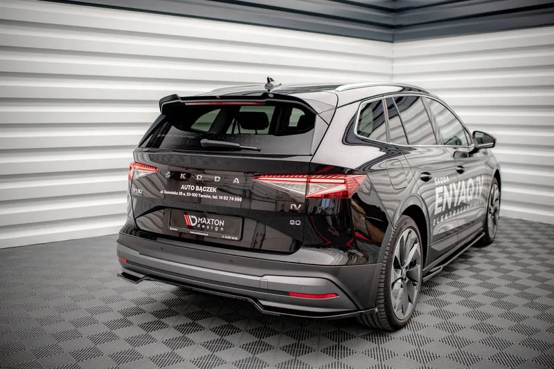 Задний сплиттер с вертикальными рёбрами — Škoda Enyaq iV (2020–)