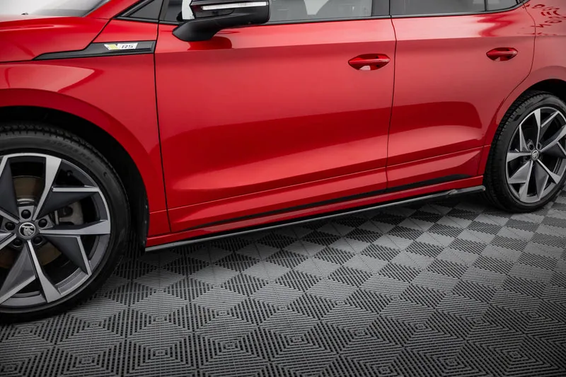 Side skirts — Škoda Enyaq Coupe iV RS (2020–)