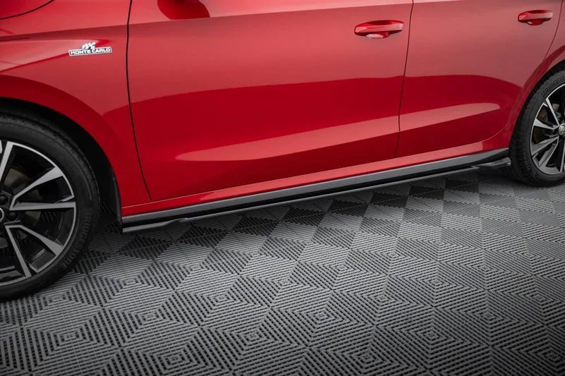 Side skirts — Škoda Fabia Monte Carlo Mk4 (2021–)