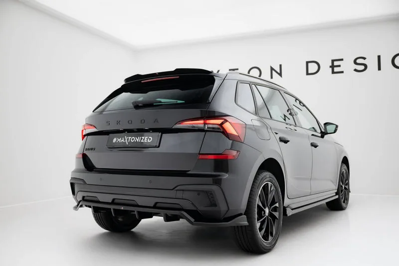 Задний сплиттер с вертикальными рёбрами — Škoda Kamiq Monte Carlo Mk1 Facelift (2023–)