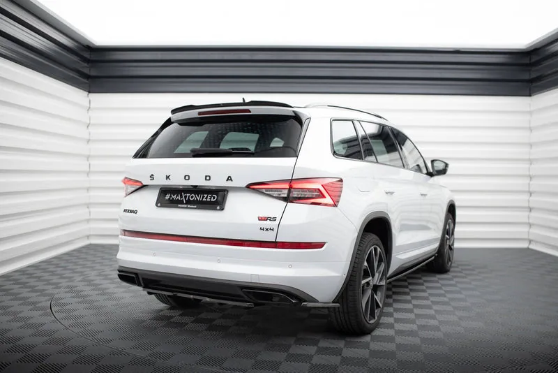 Rear splitter with vertical bars — Škoda Kodiaq RS Mk1 / Mk1 Facelift (2017–2023)
