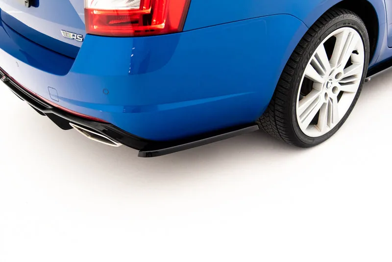 Tagumised küljesplitterid V.2 — Škoda Octavia RS Mk3/Mk3 Facelift Hatchback/Kombi (2013–2019)