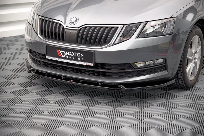 Передний сплиттер V.1 — Škoda Octavia Mk3 Facelift (2016–2020)