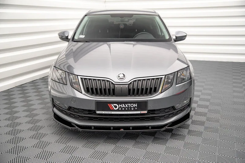 Передний сплиттер V.2 — Škoda Octavia Mk3 Facelift (2016–2020)