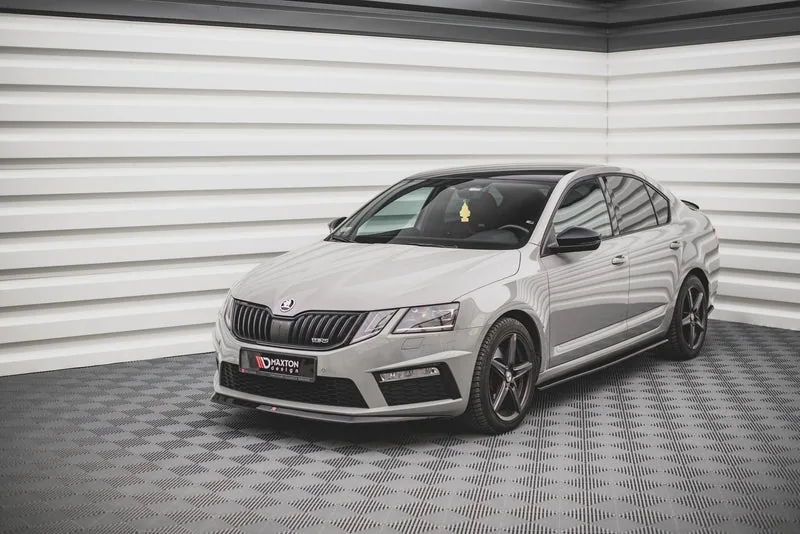 Передний сплиттер V.1 — Škoda Octavia RS Mk3 Facelift (2016–2020)