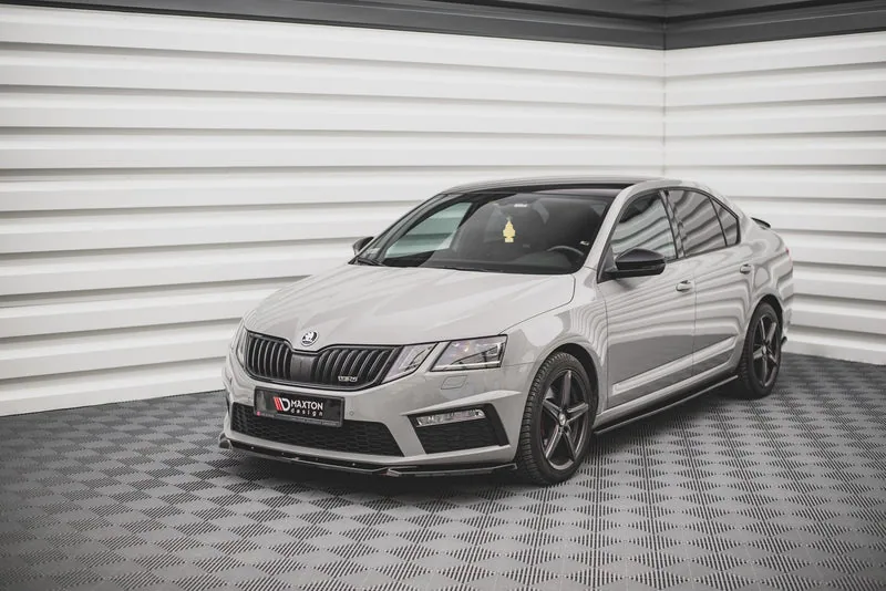 Передний сплиттер V.3 — Škoda Octavia RS Mk3 Facelift (2016–2020)