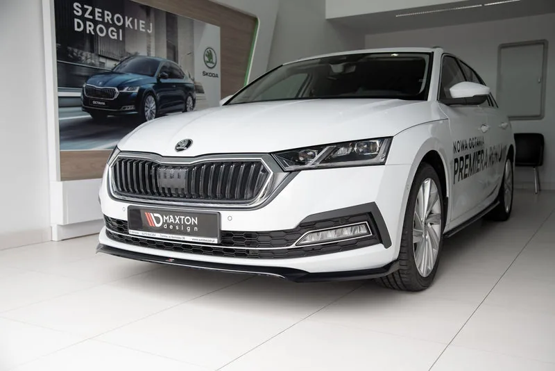 Передний сплиттер V.2 — Škoda Octavia Mk4 (2019–2024)