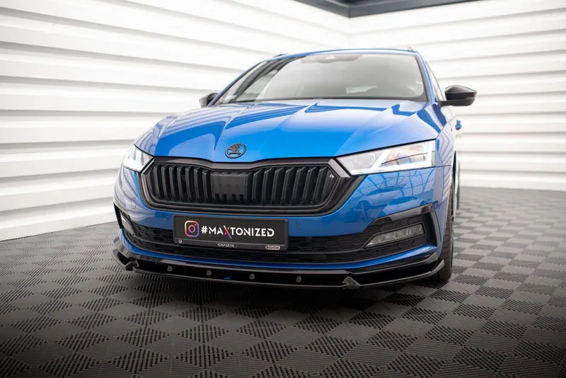 Передний сплиттер V.1 — Škoda Octavia Sportline Mk4 (2019–2024)