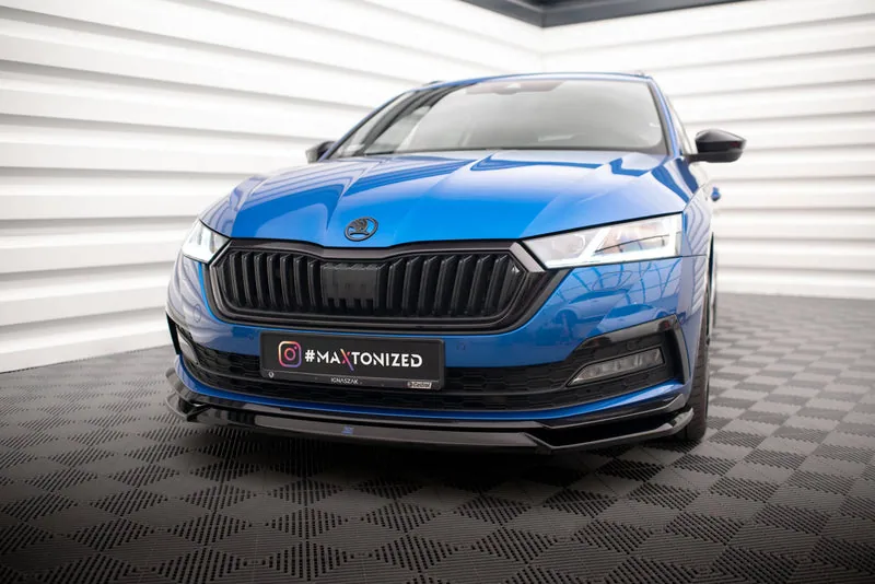 Передний сплиттер V.2 — Škoda Octavia Sportline Mk4 (2019–2024)