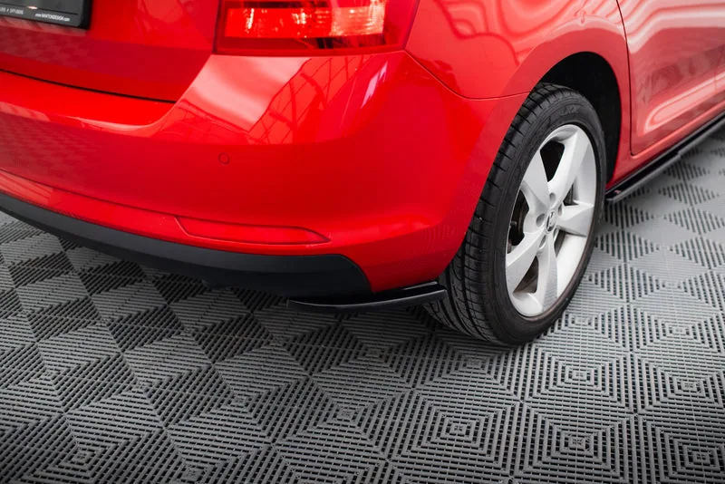Rear side splitters — Škoda Rapid Spaceback (2012–2019)