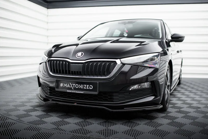 Передний сплиттер V.2 — Škoda Scala (2019–)