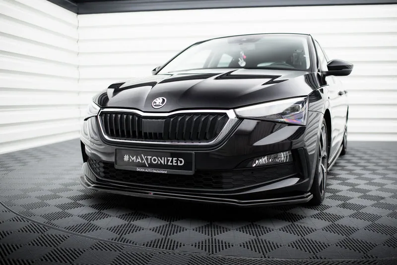 Передний сплиттер V.3 — Škoda Scala (2019–)