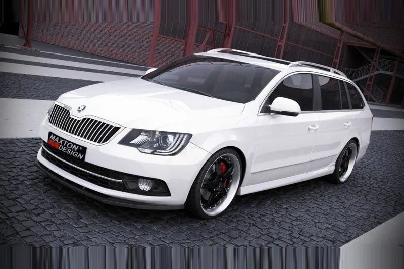 Накладки на пороги — Škoda Superb Mk2 (2008–2013)