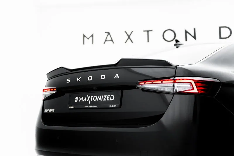 Spoiler cap 3D — Škoda Superb Standard / Sportline Sedan Mk4 (2024–)