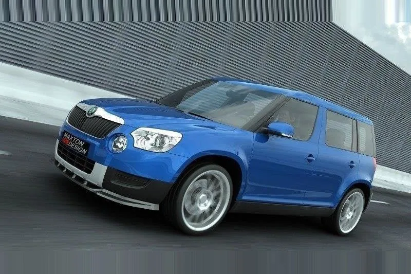 Передний сплиттер — Škoda YETI (2009–2013)