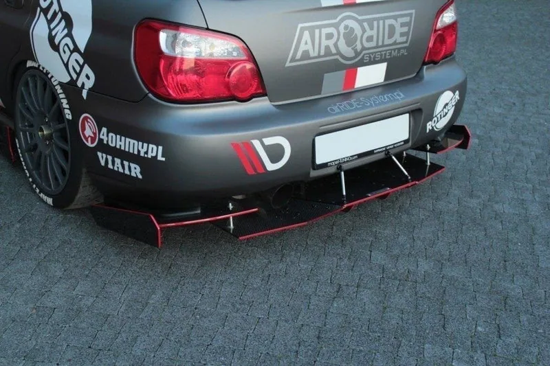 Tagumine difuusor — Subaru Impreza WRX STI (BLOBEYE) (2000–2007)