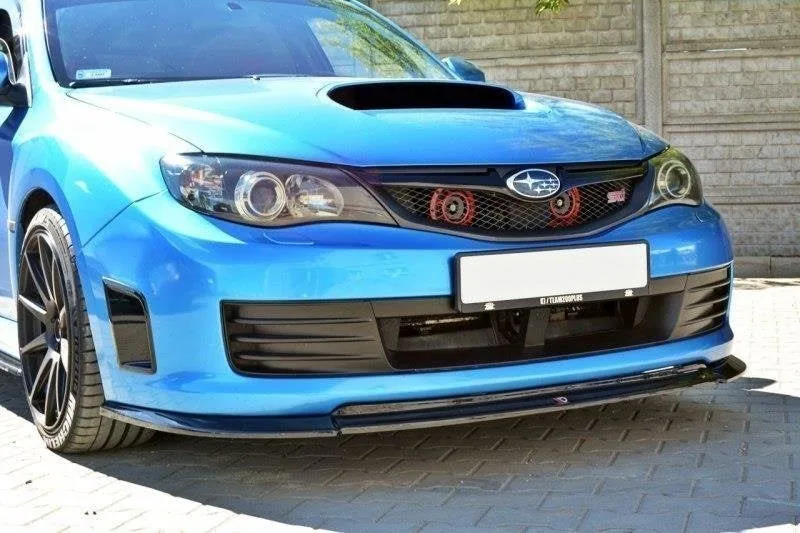 Передний сплиттер V.2 — Subaru Impreza WRX STI Mk3 (2007–2011)