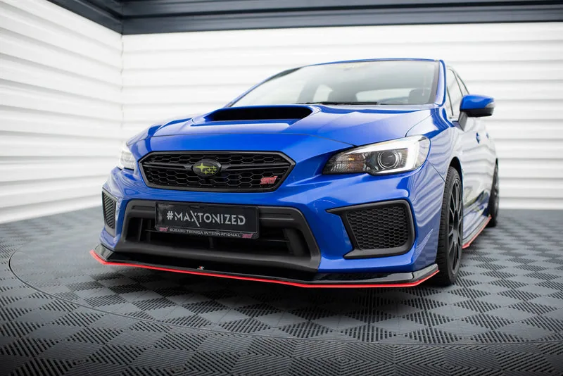 Передний сплиттер V.2 — Subaru WRX STI Mk1 Facelift (2017–2021)