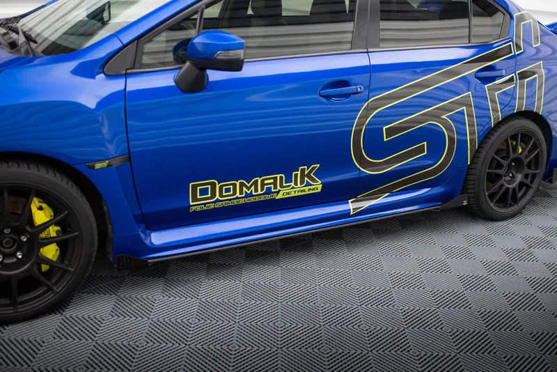 Side skirts Street Pro + flaps — Subaru WRX STI Mk1 (2014–2021)